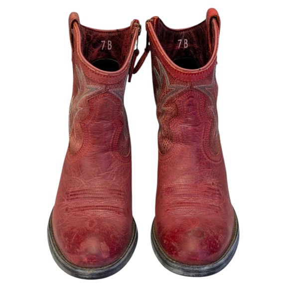 Ariat Billie Western Ankle Boots GUC $180 Size 7B    S3839 - Picture 5 of 13